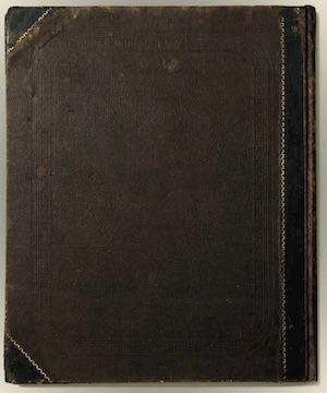 Back cover of a book.