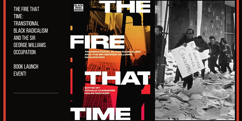The Fire That Time book launch poster