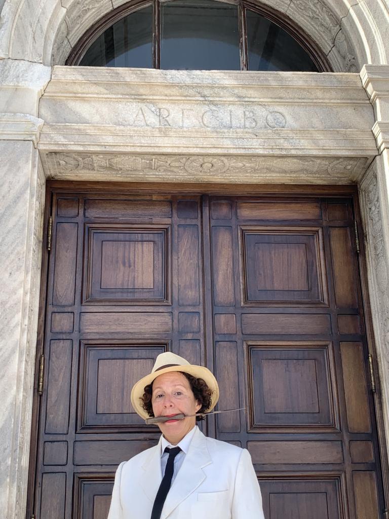 "At the Arecibo Door. Capitolio, North Wing, San Juan , PR . July - August 2021. Photo by Marisol Plard Narváez"